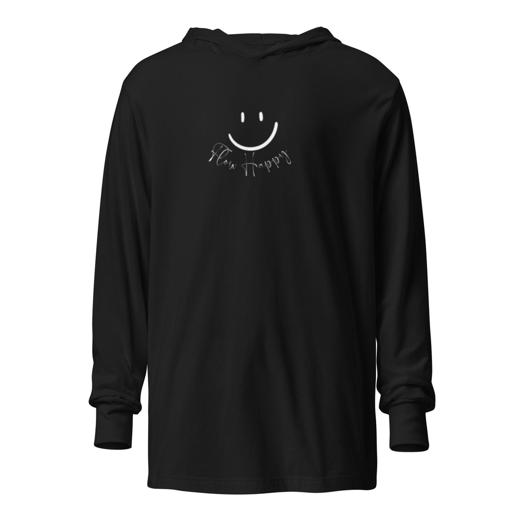 Flow Happy Hooded long-sleeve tee