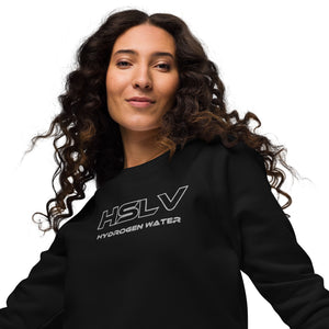 HSLV BLK Unisex organic raglan sweatshirt
