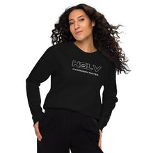 Load image into Gallery viewer, HSLV BLK Unisex organic raglan sweatshirt