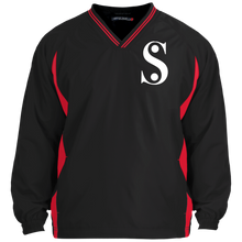 Load image into Gallery viewer, Symbol-Stand for Something Sport-Tek Tipped V-Neck Windshirt