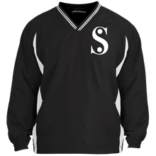 Load image into Gallery viewer, Symbol-Stand for Something Sport-Tek Tipped V-Neck Windshirt