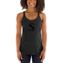 Load image into Gallery viewer, Symbol Black on Black Racerback Tank