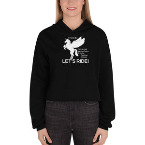 Unicorn Cropped  Hoodie