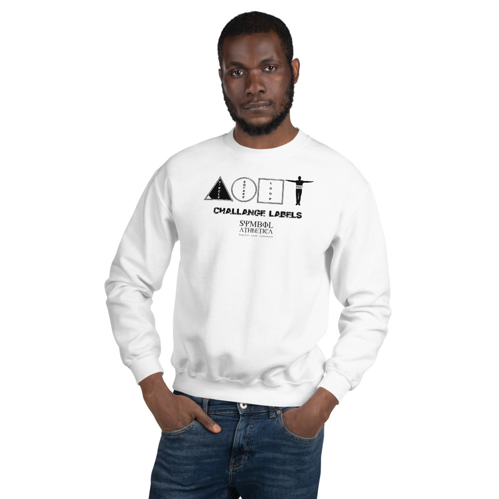 challenge Labels  Sweatshirt -white