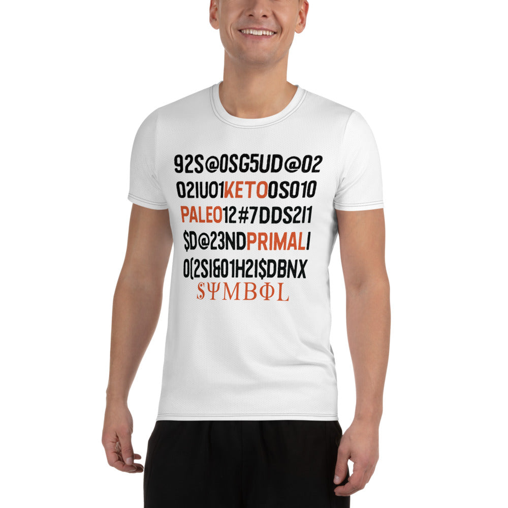 Symbol Matrix of Nutrition Athletic T-shirt