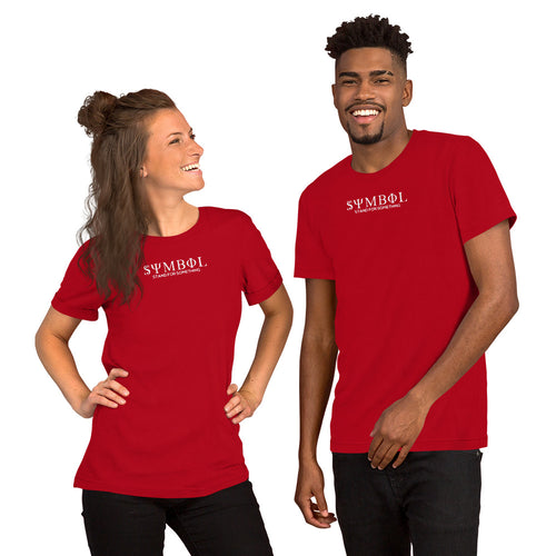 Symbol Fire collection Unisex Short Sleeve Jersey T-Shirt with Tear Away Label